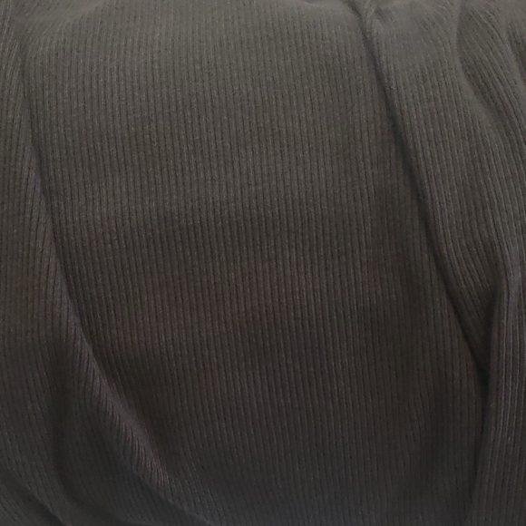 Zara Chocolate Brown Long Bell Sleeve Boat Neck T-Shirt MEDIUM - Picture 10 of 10